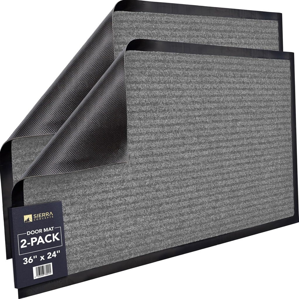 Sierra Concepts Front Door Mat Welcome Floor Mats - Entryway Indoor Outdoor Entrance Doormat