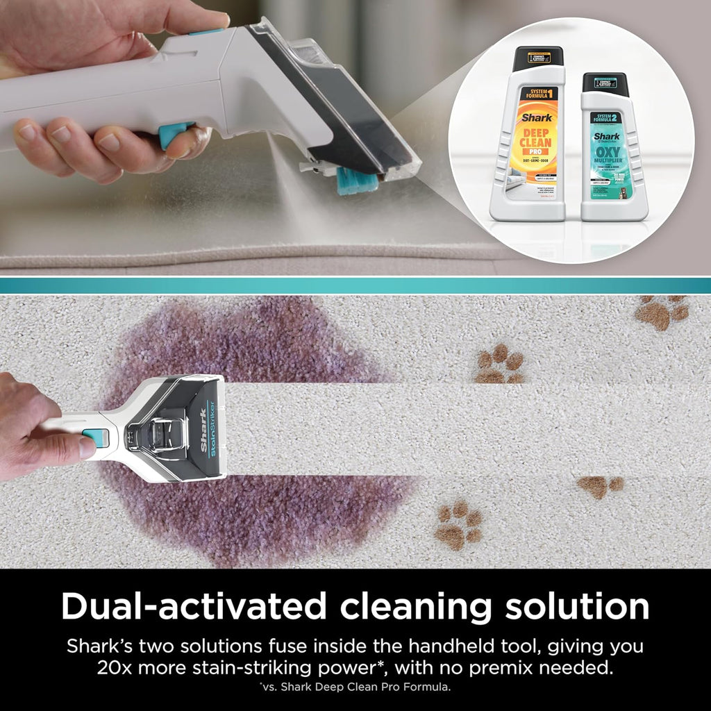Shark CarpetXpert with StainStriker Upright Carpet, Area Rug & Upholstery Cleaner with Pet Mess