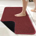 Bath Mat,Ultra Thin Bathroom Rugs,Rubber Bath Mats for Bathroom,No Slip Bath Rugs,Quick Dry,Machine