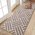 OLANLY Runner Indoor Door Mat, 47x23 Inch, Dirt Resistant and Absorbent, Non-Slip Rubber Backing