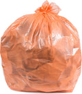 Plasticplace 32-33 Gallon Trash Bags │ 1.5 Mil │ Orange Garbage Can Liners │ 33’” x 39” (100 Count)