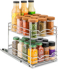 Pull Out Cabinet Organizer for Spices, Cans - Heavy Duty with Lifetime Limited Warranty- Pull Out