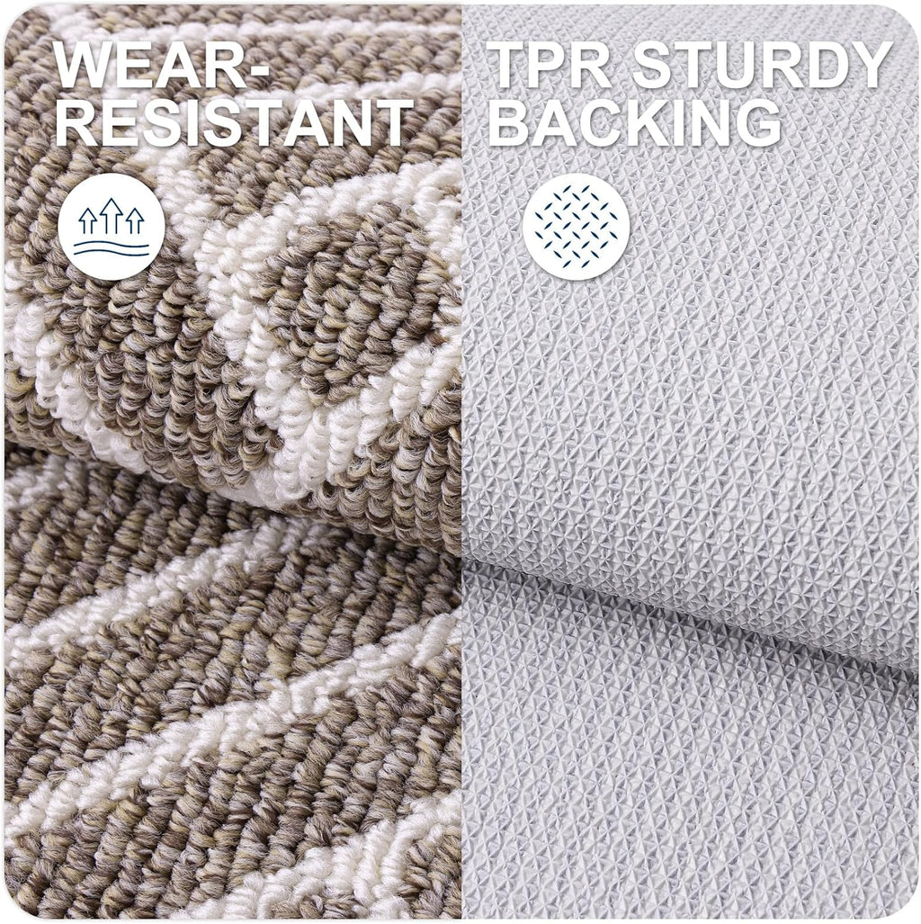 OLANLY Large Indoor Door Mat, 59x35 Inch, Dirt Resistant and Absorbent, Non-Slip Rubber Backing