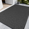 Indoor Outdoor Front Door Mats, 60" x 36" Rubber Backing Non Slip Durable Welcome Floor Mats for