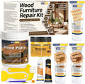 Wood Repair Kit, Wood Furniture Repair Kit, Wood Filler, Wood Putty and Beeswax- Repair Stains