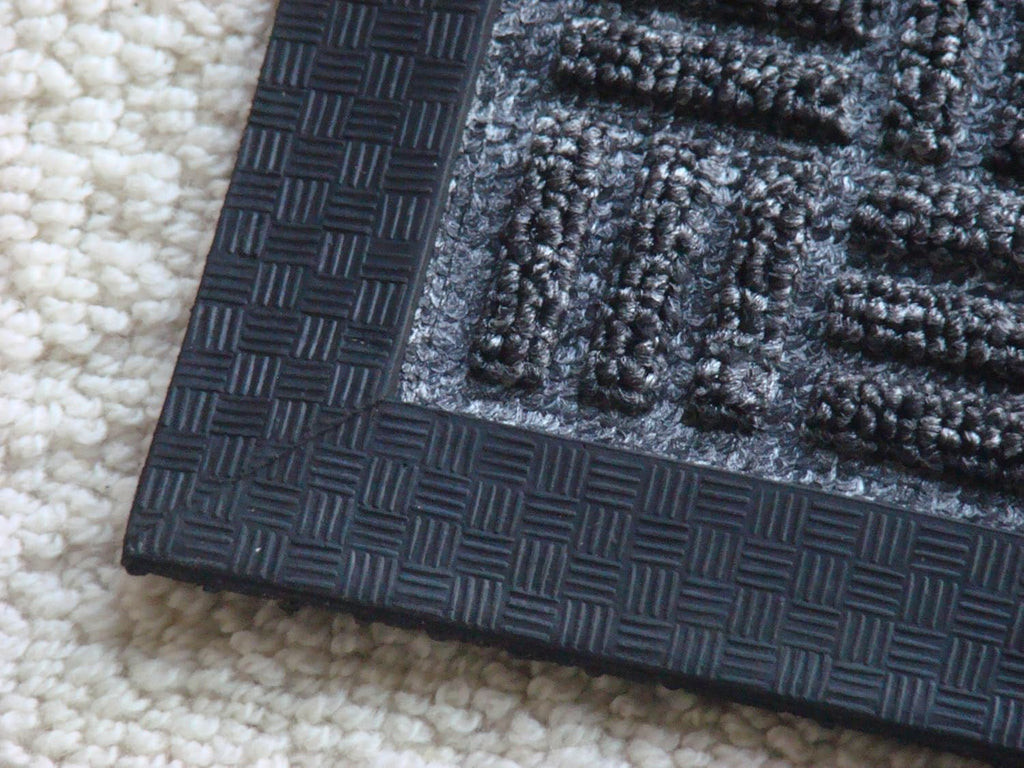 Kempf Water Retainer Entrance Mat, Indoor Outdoor Rubber Rug, Moisture Trapping, Absorbent Mat, 2