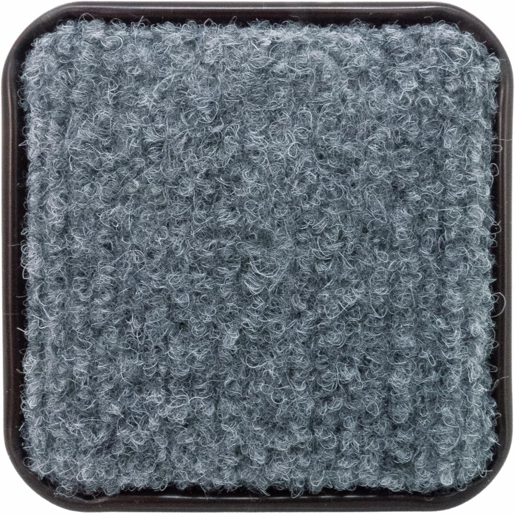 softtouch 1 3/4" Square Carpeted Bottom Furniture Caster Cups, Protect Hardwood Floors, Brown/Grey
