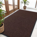 OLANLY Front Door Mat Indoor Outdoor Entrance, Waterproof Heavy Duty Doormat, Fade Resistant, Low