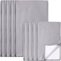 8 Pieces Large Jewelry Polishing Cloth Set Cleaning Cloths Silver Polishing Cleaning for Gold