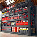 60.1" W Garage Shelving 3125LBS Metal Shelving Extra Wide Storage Shelves Adjustable 5 Tier Garage