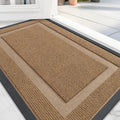 OLANLY Front Door Mat Indoor Outdoor Entrance, Waterproof All-Season, All-Weather Doormat, Sturdy