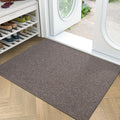 LUMI Ultra Thin Door Mat for Entryway, 32"x48" Low Profile Non Slip Rubber Backing Indoor Doormat