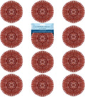 LOLA Copper Mesh Scouring Pad, 18 Grams, 12 Pack, eavy Duty Cleaning Pads, Copper Coated Knitted