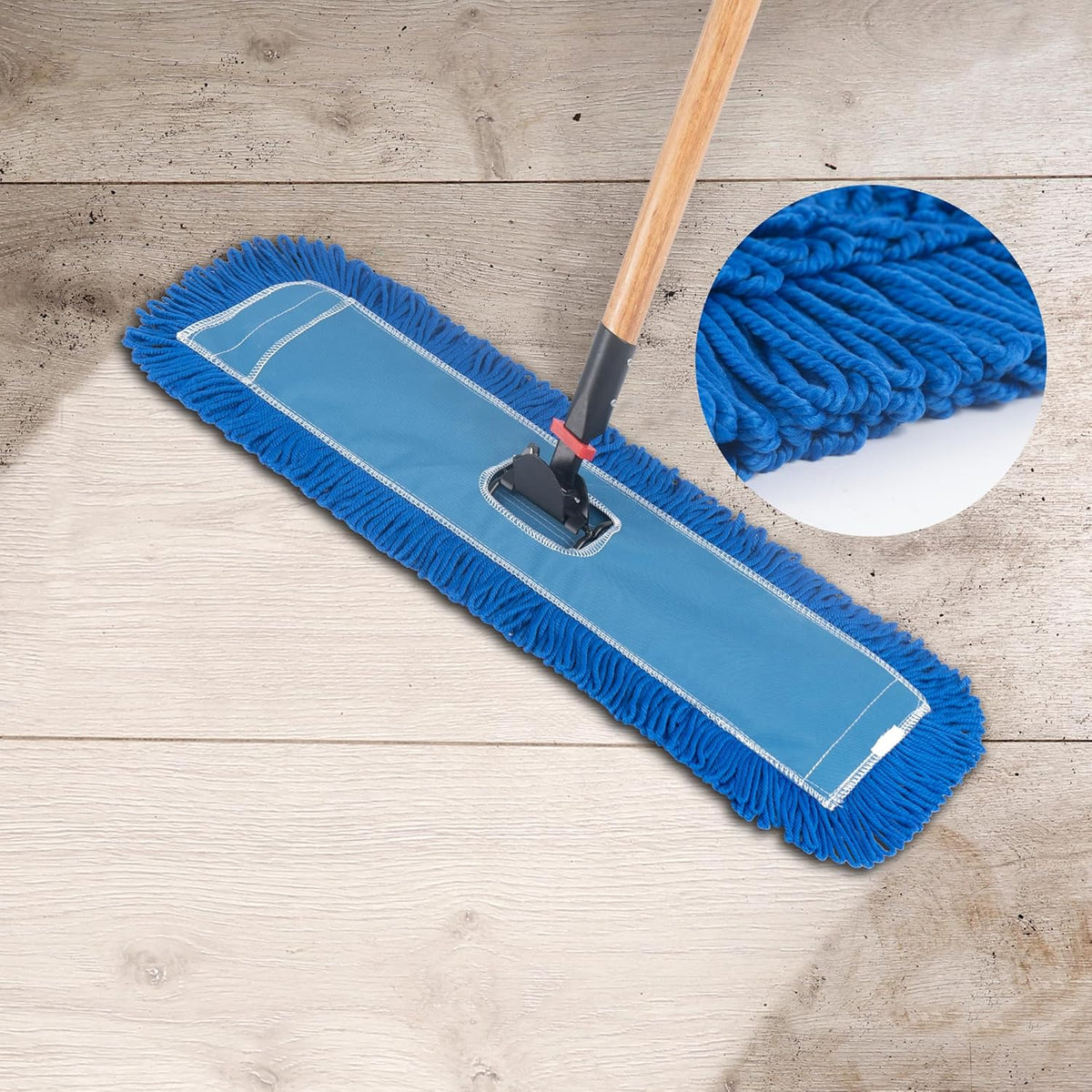 Matthew 24'' Microfiber Loop Dust Mop Washable Commercial&Residential Heavy Duty Mop Head