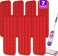 7 Count Reusable Mop Pads for Swiffer PowerMop - MEXERRIS Microfiber Wet PowerMop Pads Refills