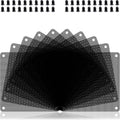 140mm Fan Dust Filter PC, 10Pack PVC Computer Dust Filter Mesh Dustproof Case Cover PC Cooler Fan