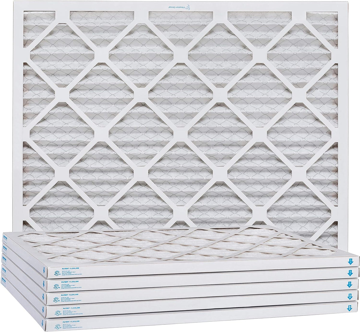 Aerostar 10x12x1 MERV 13, Pleated Air Filter, 10x12x1, Box of 6, Made in the USA