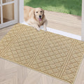 REFETONE Indoor Doormat, Front Back Door Mat 36"x59" Absorbent Rubber Backing Non Slip Door Mats