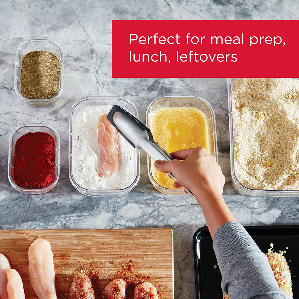 Rubbermaid Brilliance BPA Free 44-Piece Food Storage Containers Set Airtight Leak-Proof with Lids