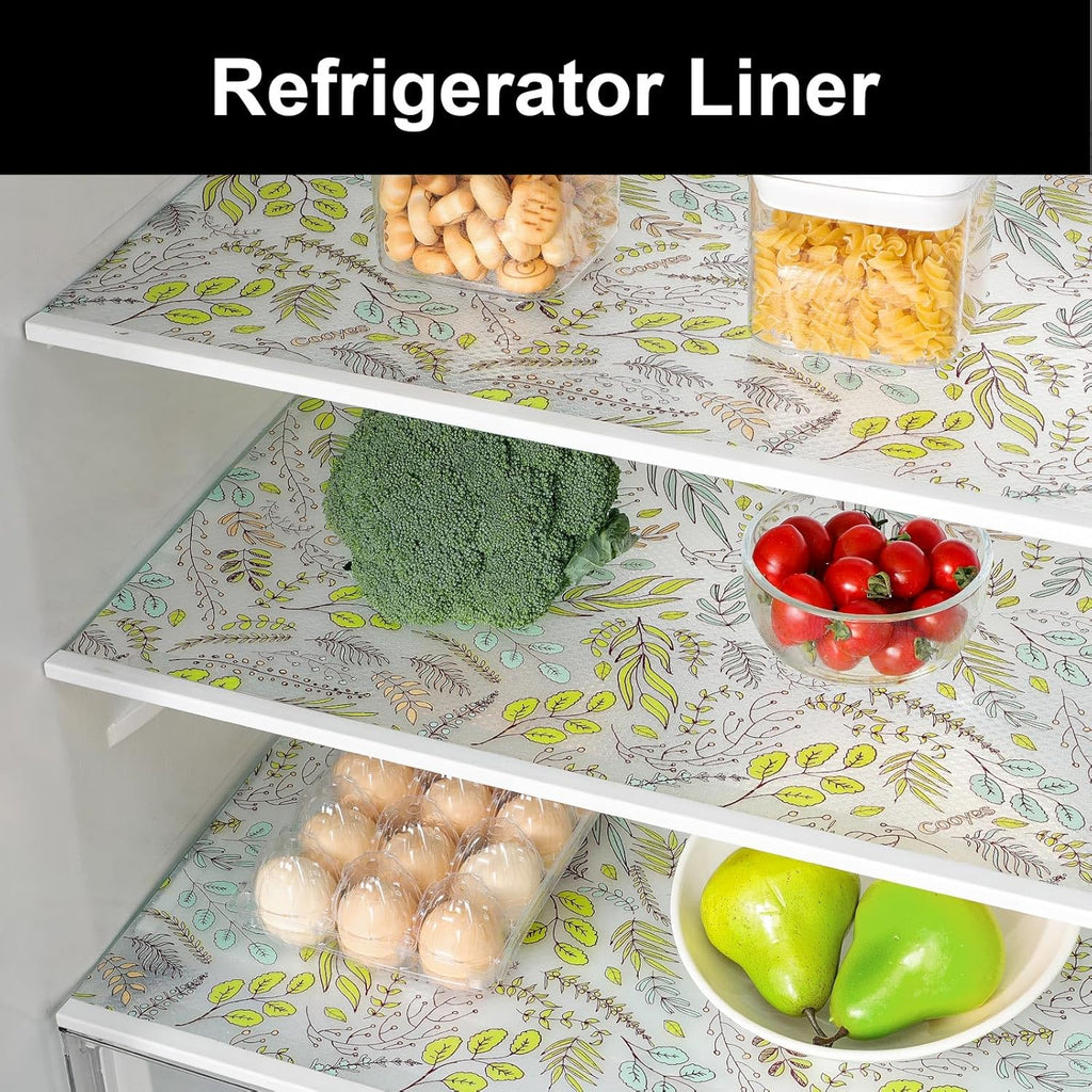 Cooyes Shelf Liner, Non-Adhesive Waterproof Drawer Liner, Durable Easy-to-Cut EVA Shelf Paper for