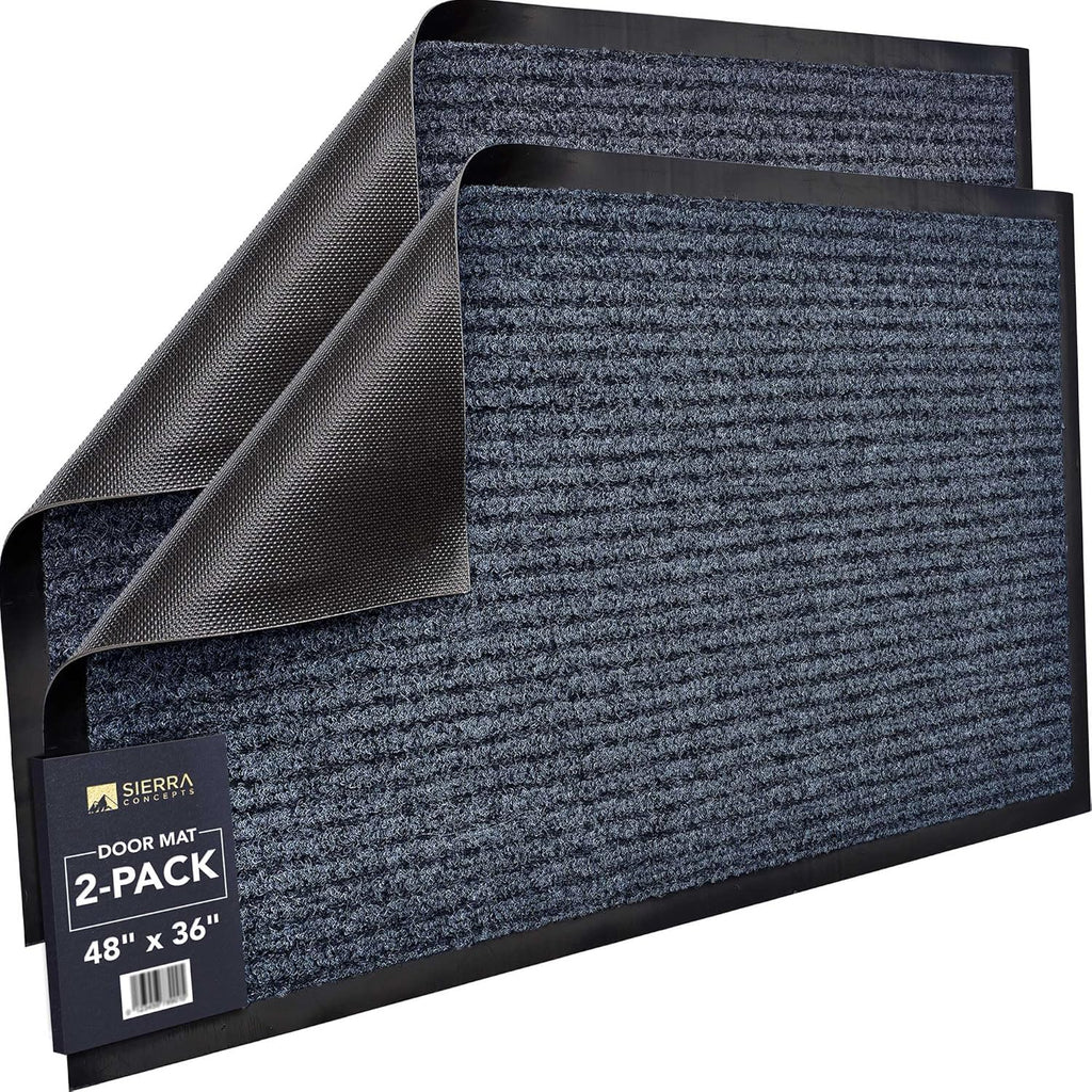 Sierra Concepts Front Door Mat X-Large Welcome Floor Mats - Entryway Indoor Outdoor Entrance