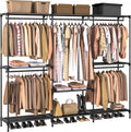 Clothes Rack, Portable Closet, 80.7 Inch Extra Large Capacity Wardrobe Closet, Clothes Storage