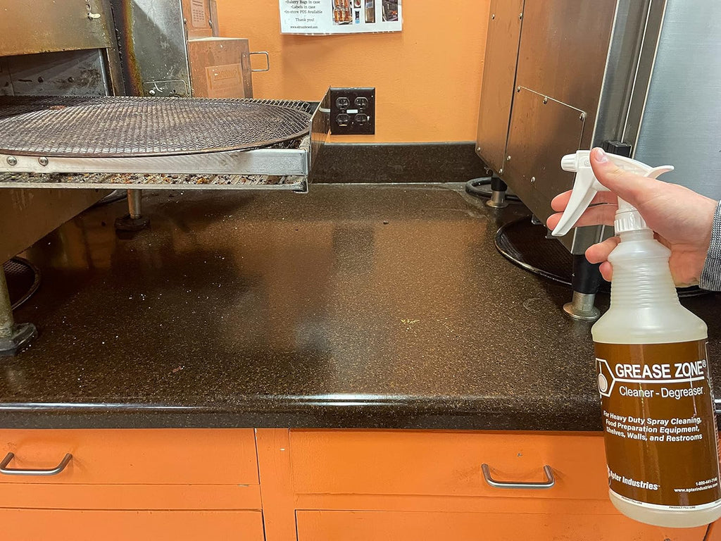 Grease Zone, Food Safe Cleaner and Degreaser, for Heavy Duty All Purpose Cleaning, Food Prep