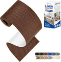 KING MOUNTAIN Linen Repair Patches, Self-Adhesive Linen Fabric Patches, 4 X 63 inch Extra Size