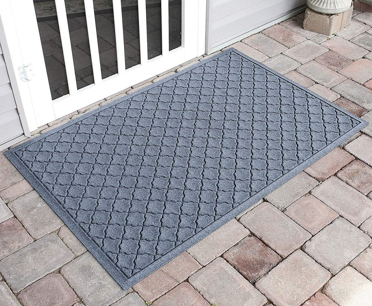 WaterHog Heavy Duty Doorway Mat, 4' x 6', Made in USA, Durable & Skid-Resistant Entryway Mat