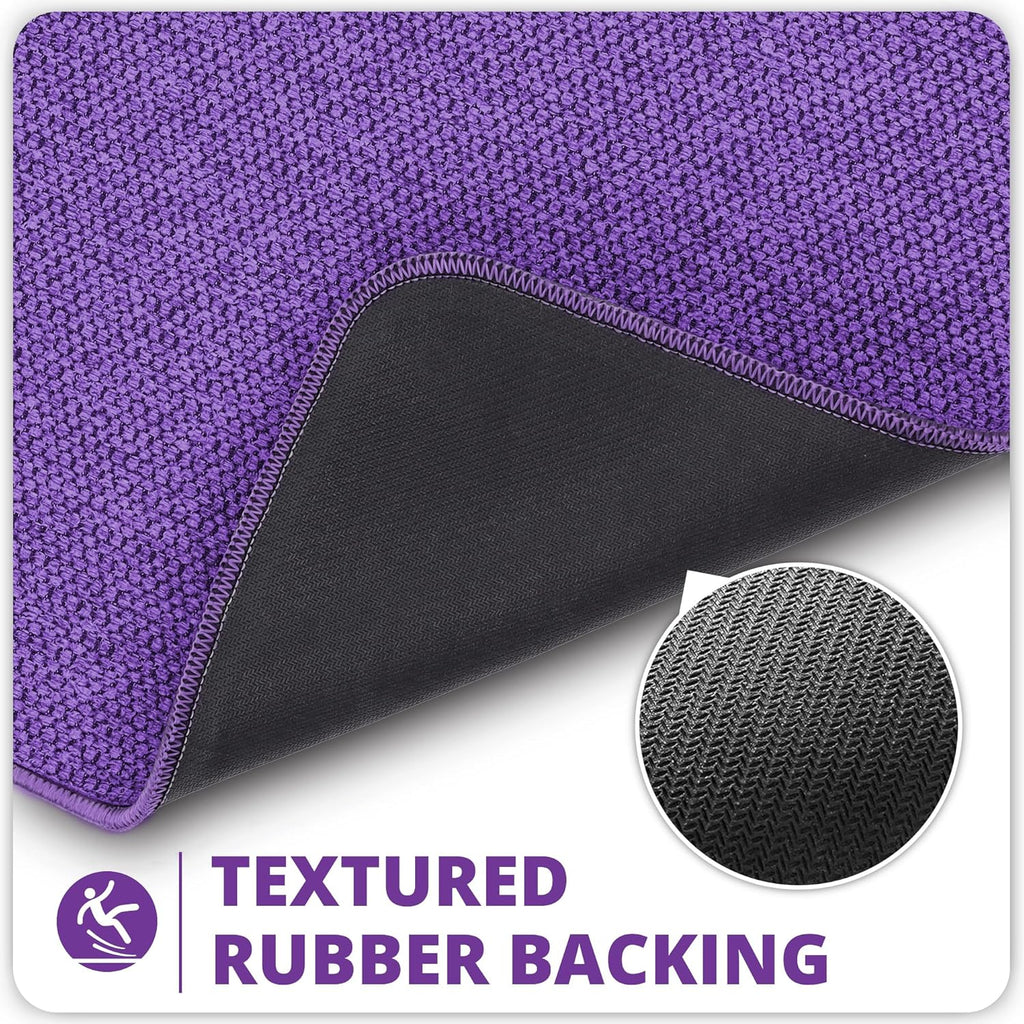 Bath Mat,Ultra Thin Bathroom Runner Rugs,Large Bath Mats for Bathroom,Quick Dry,Non-Slip,Machine
