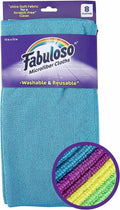 Fabuloso Microfiber Cleaning Cloths, Rainbow - Lint-Free, Scratch-Free Cleaning Cloths for Surfaces