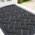 OLANLY Front Door Mat Indoor Outdoor Entrance, Waterproof All-Season, All-Weather Doormat, Sturdy