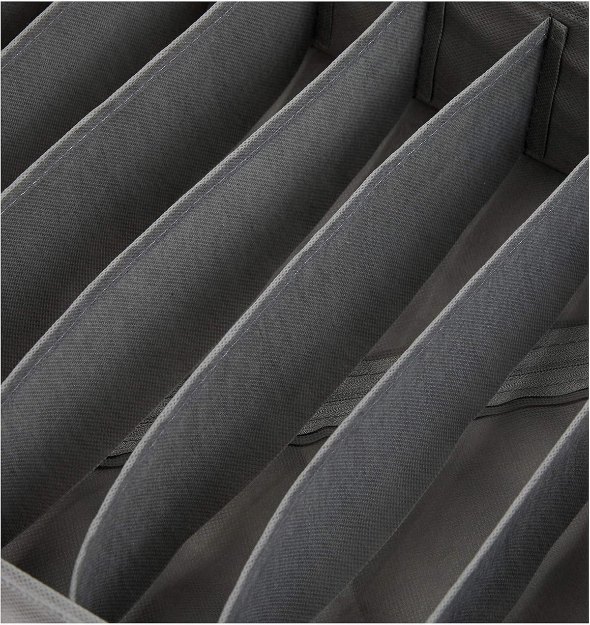 Amazon Basics Dresser Drawer Storage Organizer for Undergarments, Set of 4 - Gray
