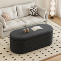 Storage Ottoman Bench, 40" Storage Bench, Upholstered Fabric Storages Benches End of Bed Stool with