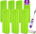 7 Count Reusable Microfiber Mop Pads for Swiffer PowerMop- MEXERRIS PowerMop Refills Hard Wood