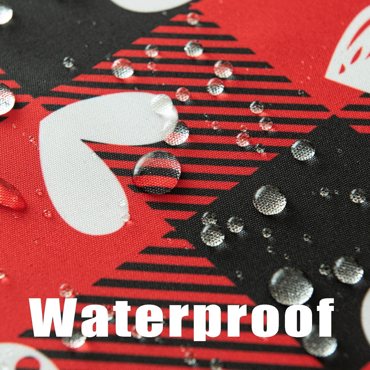 Valentine's Day Tablecloth Fabric - Oblong 58x120 Water Resistant Love Themed Plaid Table Cloth for