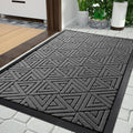 Yimobra Large Door Mat 36x24, All-Weather Waterproof Non-Slip Welcome Matt Outdoor, Heavy Duty Non