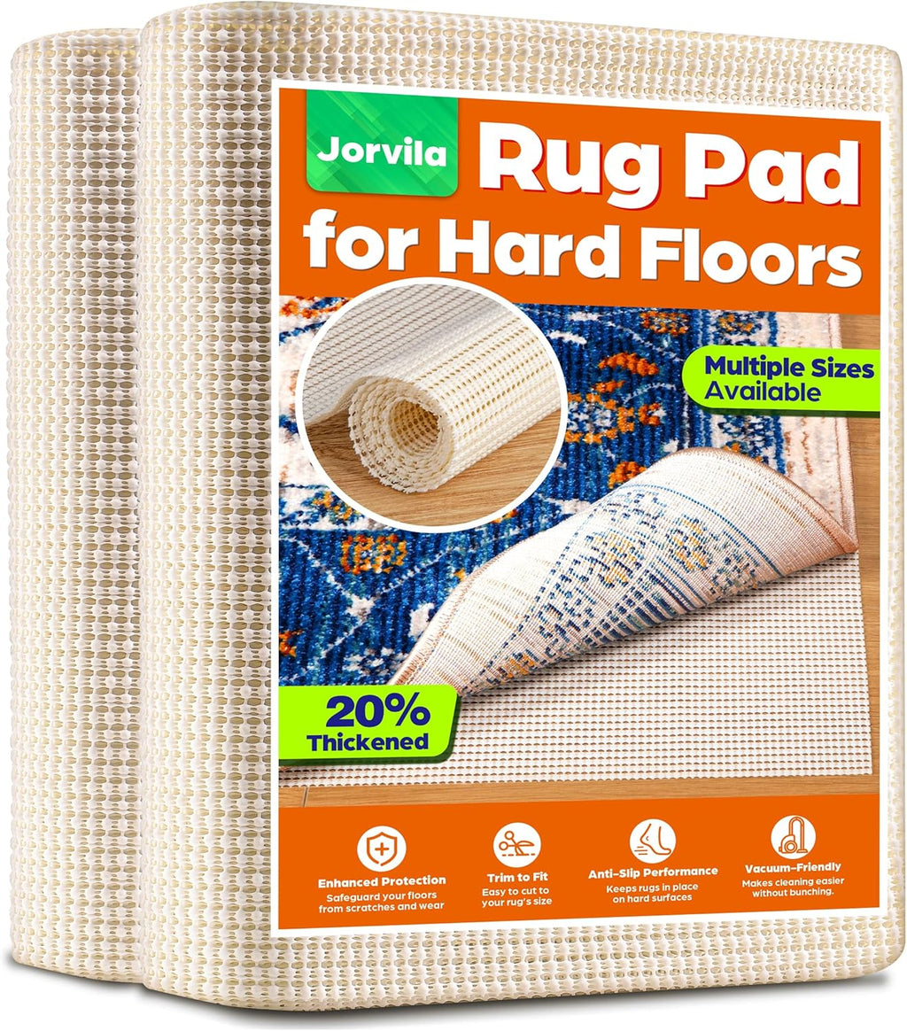 Non-Slip Rug Pad Gripper 9x12 Feet, Anti Skid Mat for Under Area Rugs, Keeps Rugs in Position and