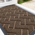 OLANLY Front Door Mat Indoor Outdoor Entrance, Waterproof All-Season, All-Weather Doormat, Sturdy