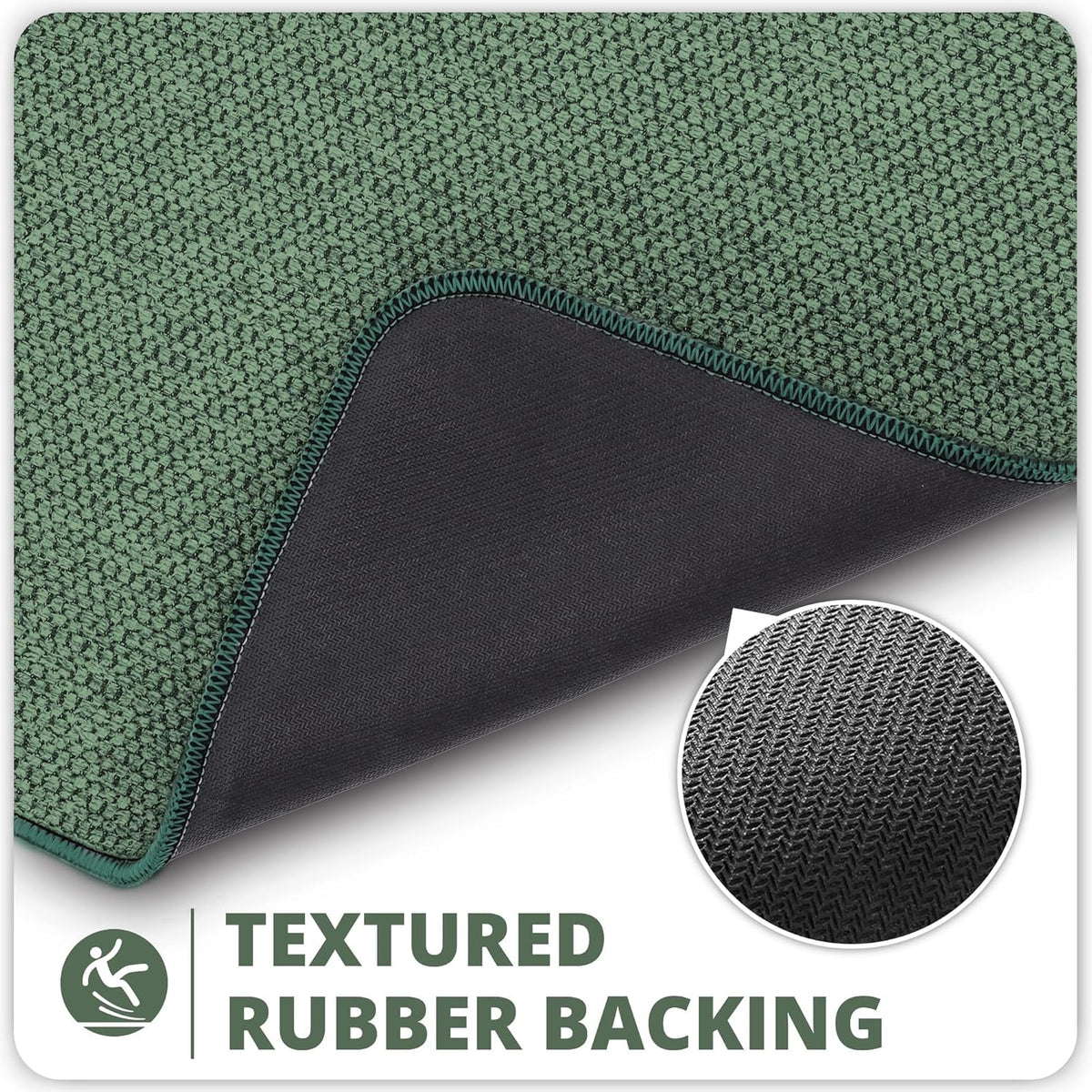 Bath Mat,Ultra Thin Bathroom Runner Rugs,Large Bath Mats for Bathroom,Quick Dry,Non-Slip,Machine