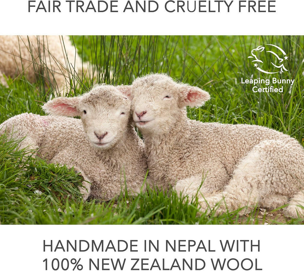 Friendsheep Wool Dryer Balls Red Heart 6 Pack XL Organic Premium Reusable Cruelty Free Handmade