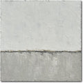 NANKAI art Hand-painted abstract canvas wall art featuring a minimalist design in gray White