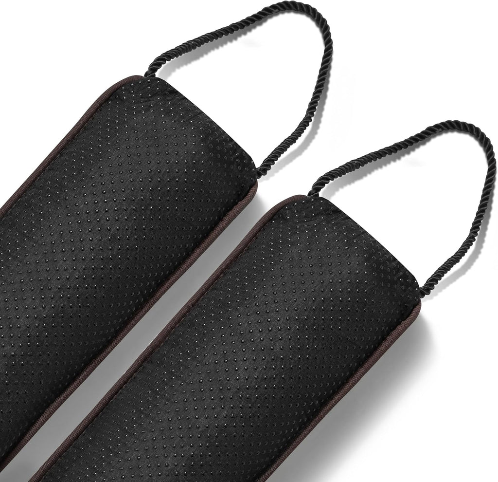 Sunolga 2-Pack 38" Door Draft Stopper Blocks Hot and Cold Air with Removable Washable Cover for