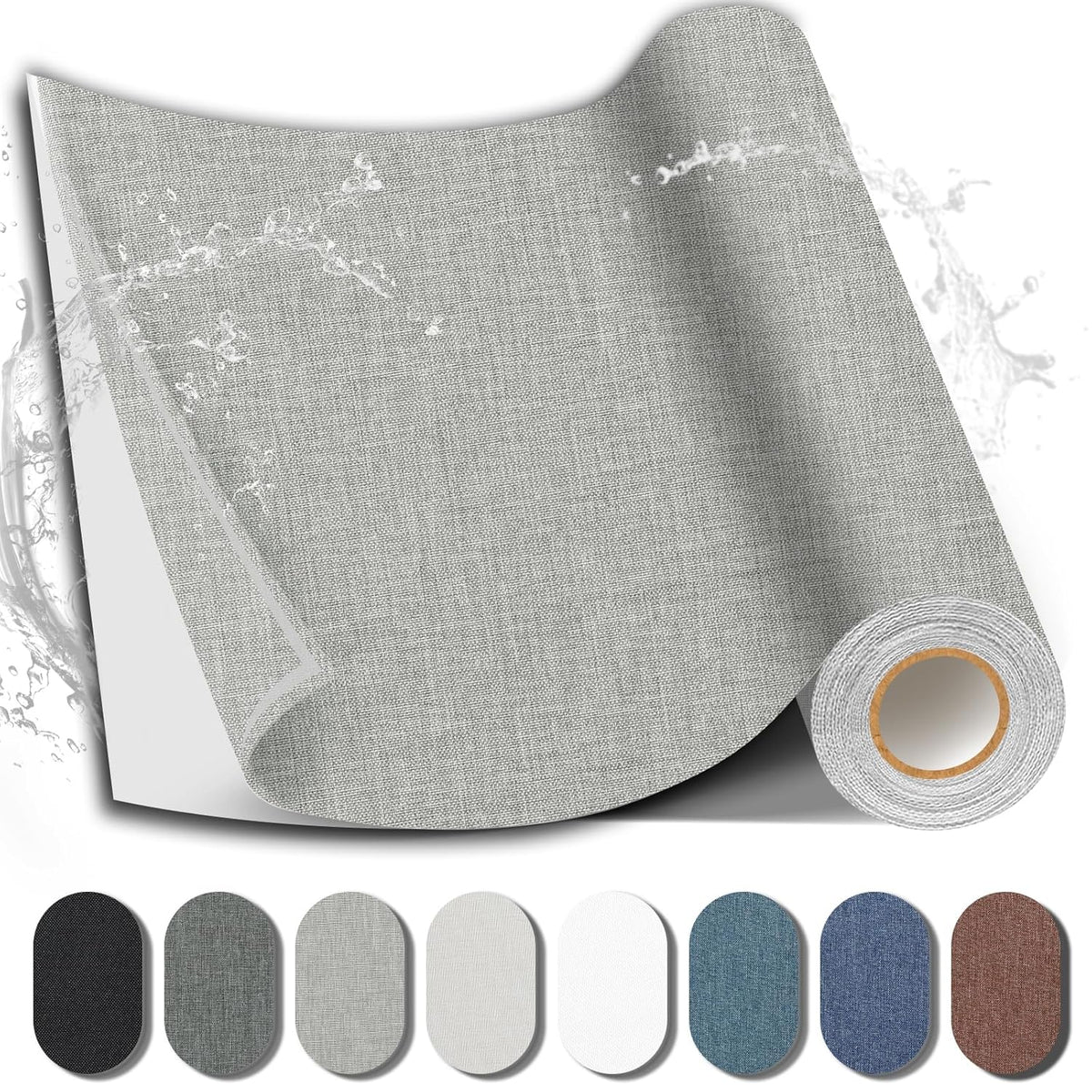Fabric Repair Patch, 17X158 Inch Fabric Large Repair Tape, Self-Adhesive Patches for Furniture