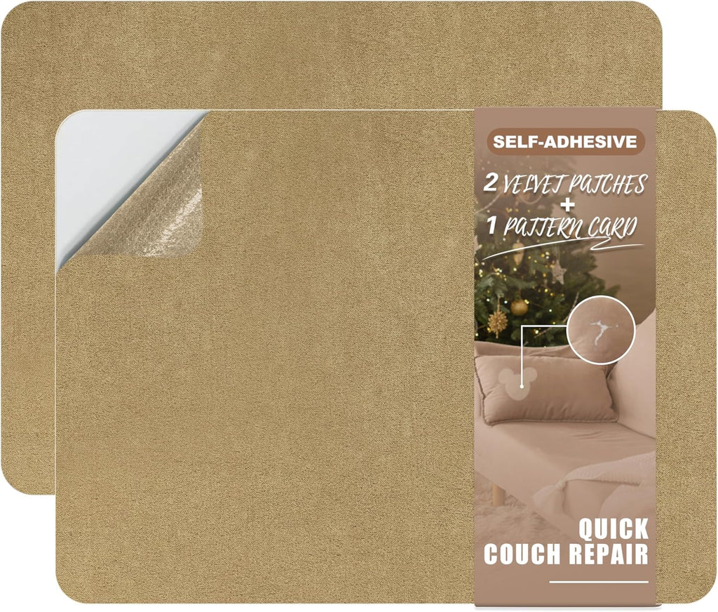 Azobur Fabric Couch Repair Patch 8.3 x 11 inches,Self-Adhesive Fabric Repair Patch for