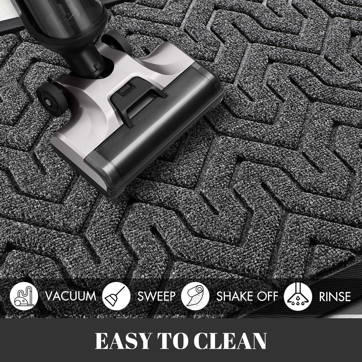 Yimobra Extra Large Door Mat Outside Entrance 60x32, Waterproof Heavy Duty Outdoor Mats for Front