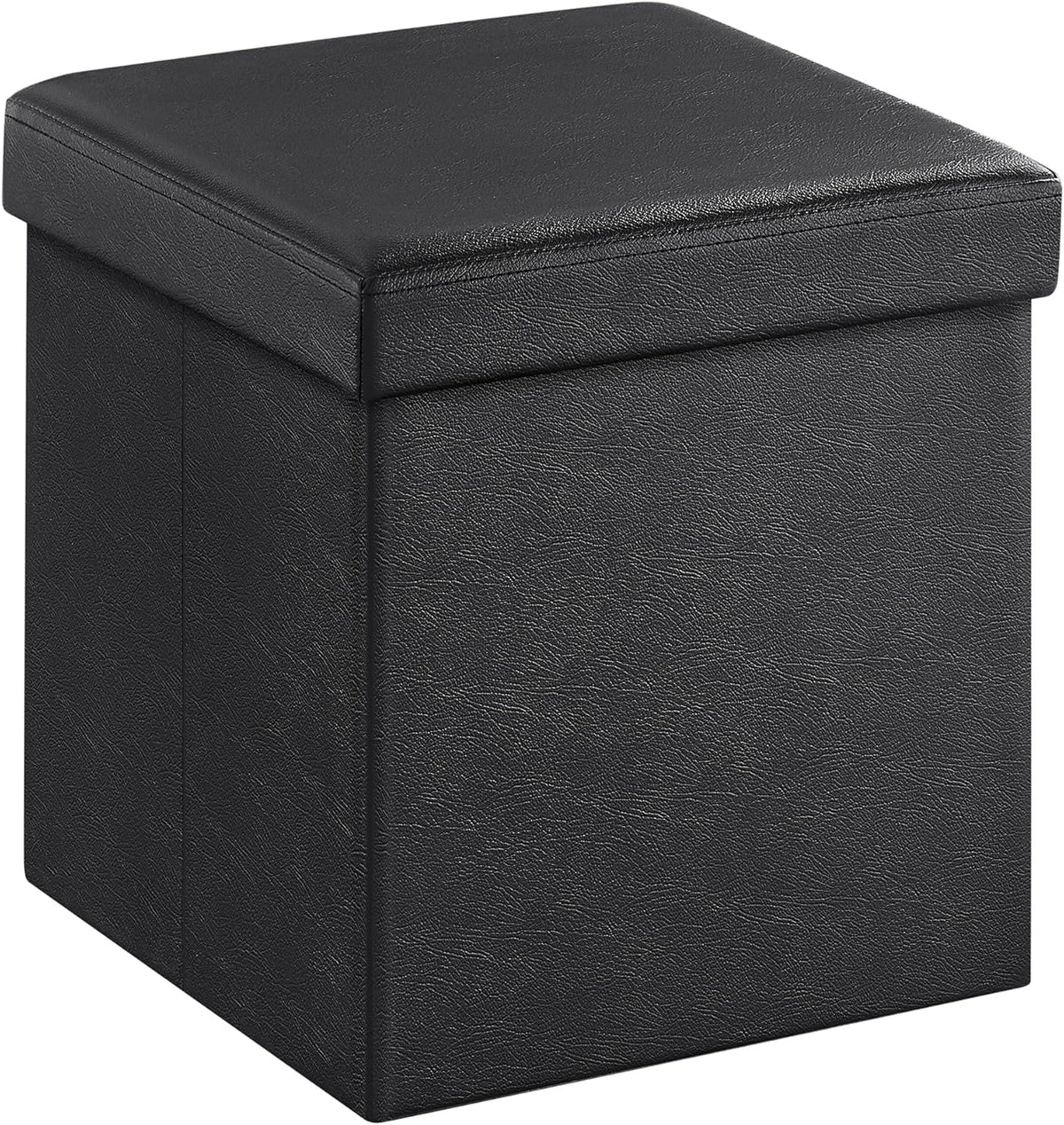 SONGMICS MAZIE Collection - 15 Inches Ottoman with Storage, Footstool, Storage Ottoman, Load 660