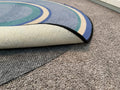 Hold-a-Rug Plush 5' Round Nonskid, Nonslip Rug Pad, Reversible Gripper, ¼ Thick, Safe for All