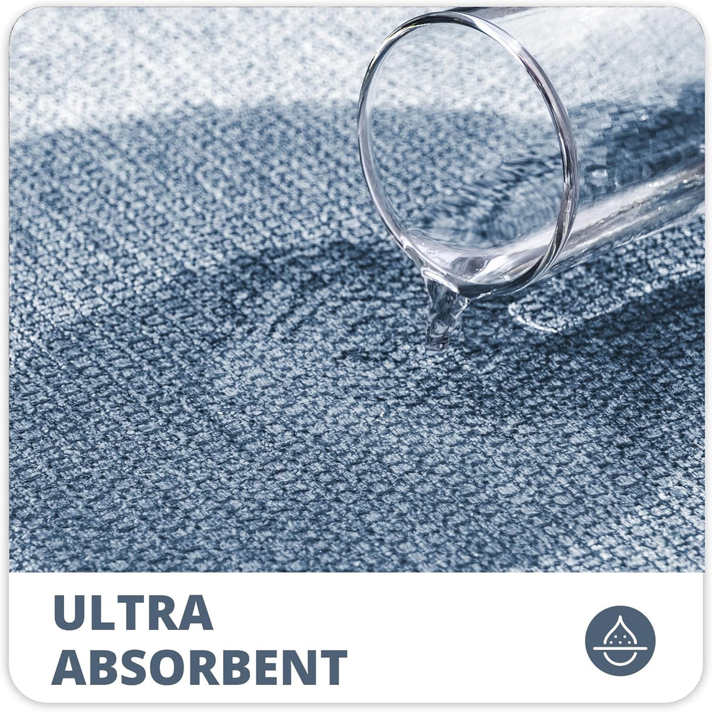 Bath Mat,Ultra Thin Bathroom Rugs,Rubber Bath Mats for Bathroom,No Slip Bath Rugs,Quick Dry,Machine