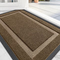 OLANLY Front Door Mat Indoor Outdoor Entrance, Waterproof All-Season, All-Weather Doormat, Sturdy